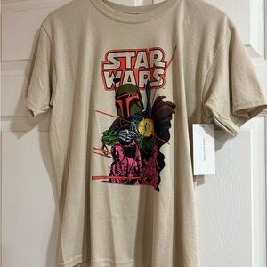 Urban Outfitters Star Wars Beige Graphic Tee